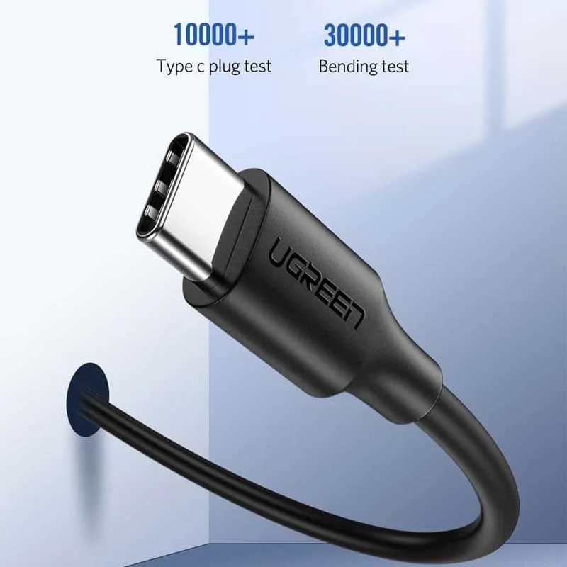 Cáp sạc nhanh Type C UGREEN US286 60788 Sạc nhanh dòng 3A, khả năng tương thích rộng, lõi đồng nguyên chất dài 3m — ảnh 3