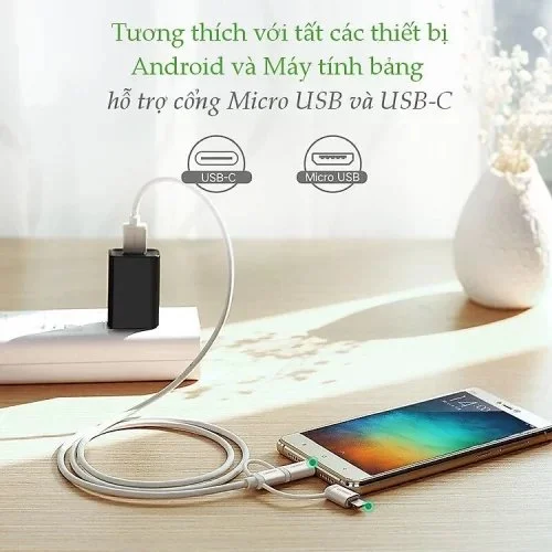 Cáp sạc và truyền dữ liệu 3 trong 1 Ugreen US186 — ảnh 5
