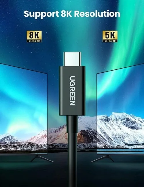 Cáp Thunderbolt 4 Type C 100W Ugreen US501 30389 dài 80cm