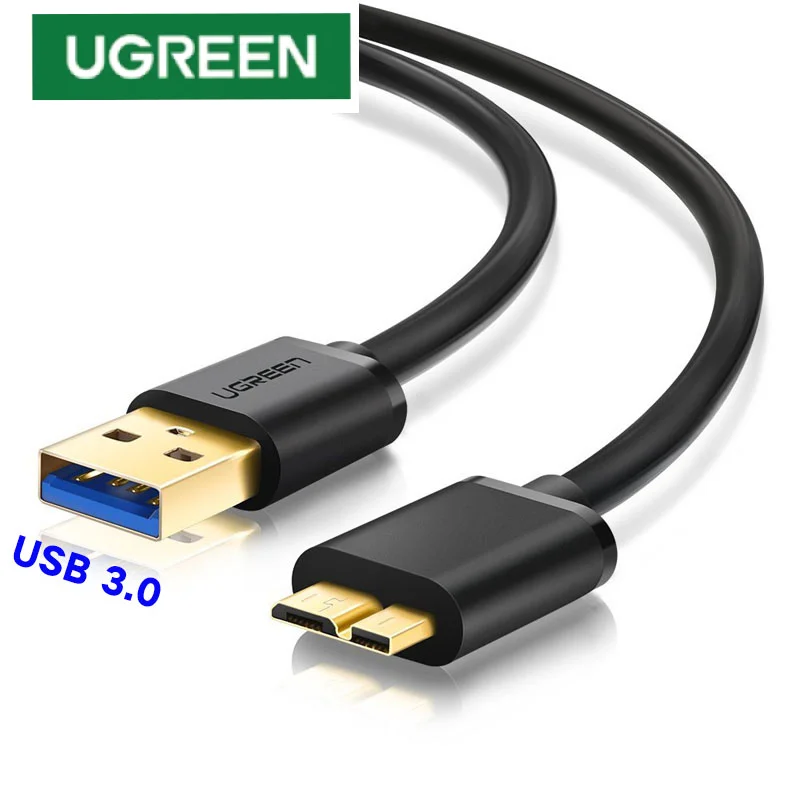 Cáp USB 3.0 sang micro USB 3.0 UGREEN 10843 đầu cáp mạ vàng — ảnh 2