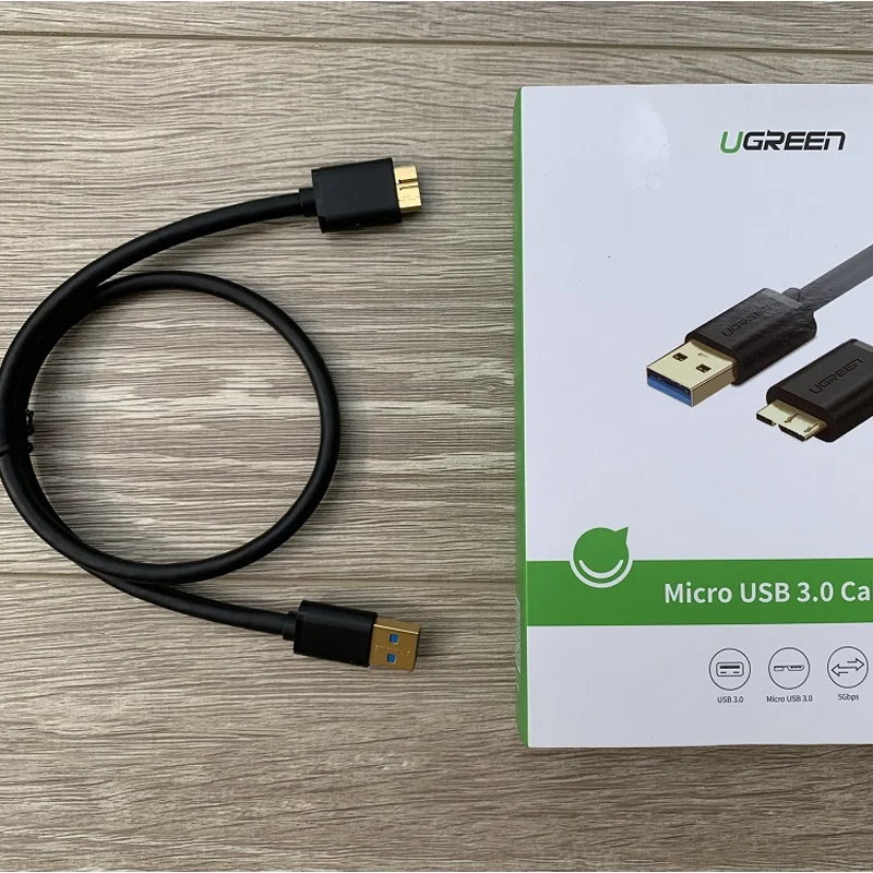 Cáp USB 3.0 sang micro USB 3.0 UGREEN 10843 đầu cáp mạ vàng — ảnh 6