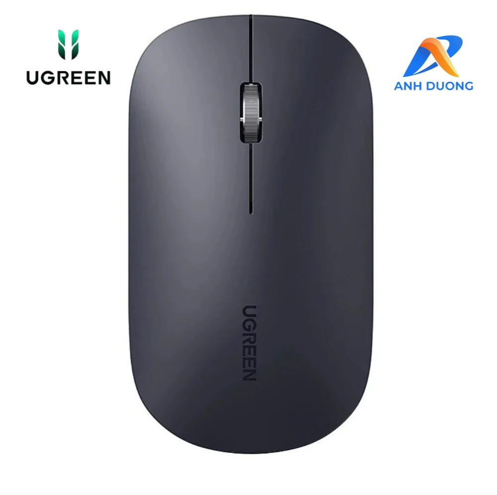 Chuột không dây 2.4G màu Đen + kèm pin AA (MU001) Ugreen 90675