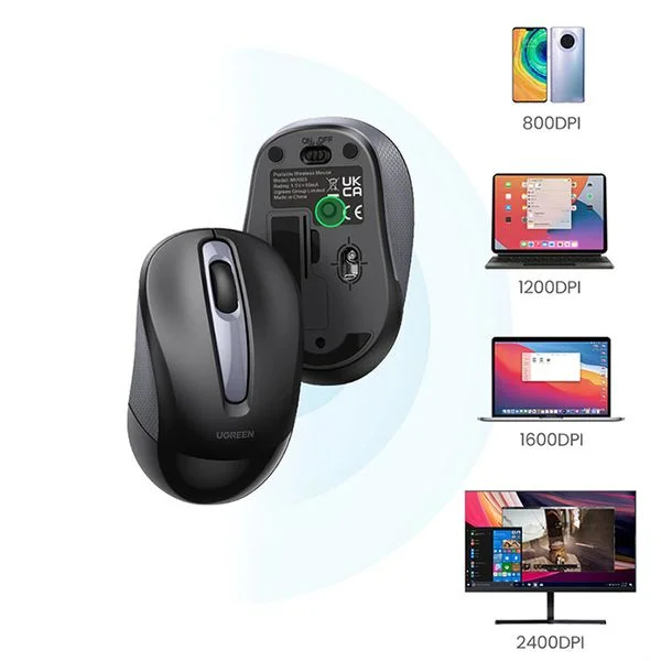 Chuột không dây 2.4G SILENT 2400DPI Ugreen 90371