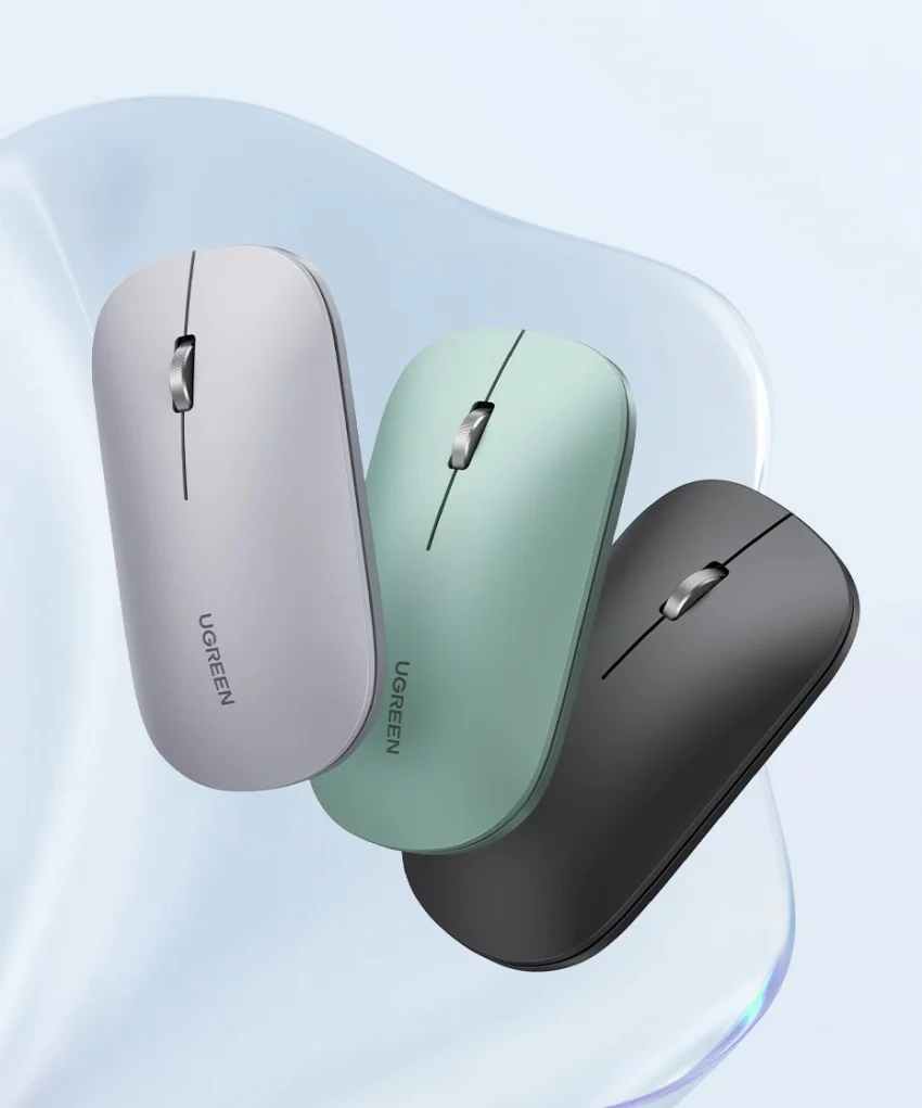 Chuột không dây Bluetooth 2.4G màu đen + kèm pin AA (MU001) Ugreen 25163 — ảnh 2