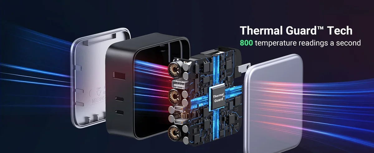 Củ sạc nhanh CD319 30W GaN 1 cổng USB Type-C UGREEN 15329 chân dẹt (MÀU TRẮNG)