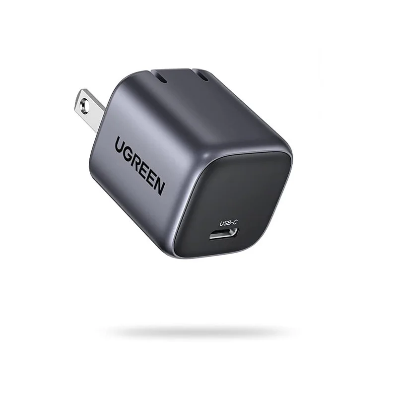 Củ sạc nhanh CD319 30W GaN 1 cổng USB Type-C UGREEN 90901 chân dẹt (Màu xám)