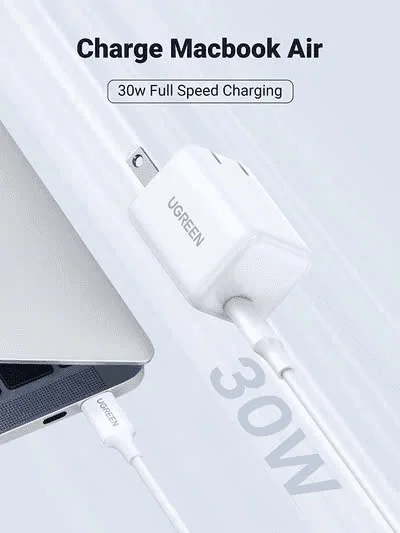 Củ sạc nhanh GaN Ugreen 40918 30W USB-C