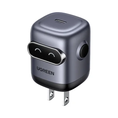Củ sạc nhanh robot Type C 30W UGREEN X622 Ugreen 45004 màu xám