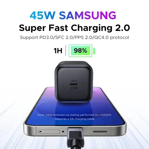 Củ sạc nhanh Ugreen 65050B 45W 1 cổng USB-C – Model X524