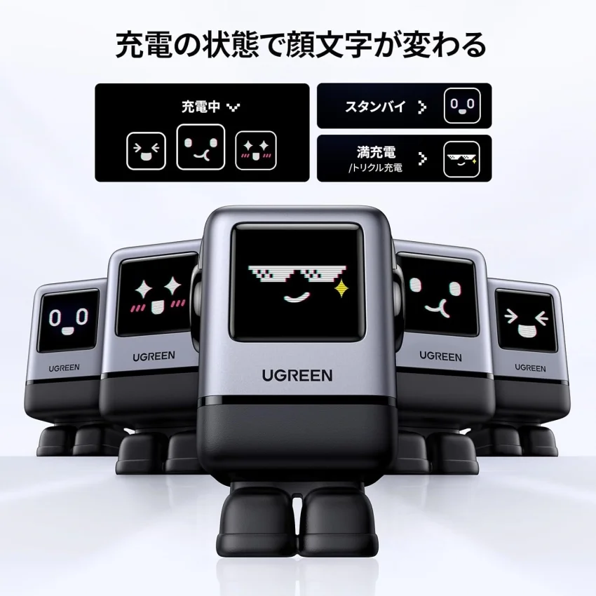 Củ sạc nhanh UGREEN Uno X688 – Sạc Robot 4 cổng 100W Ugreen 45514B — ảnh 5
