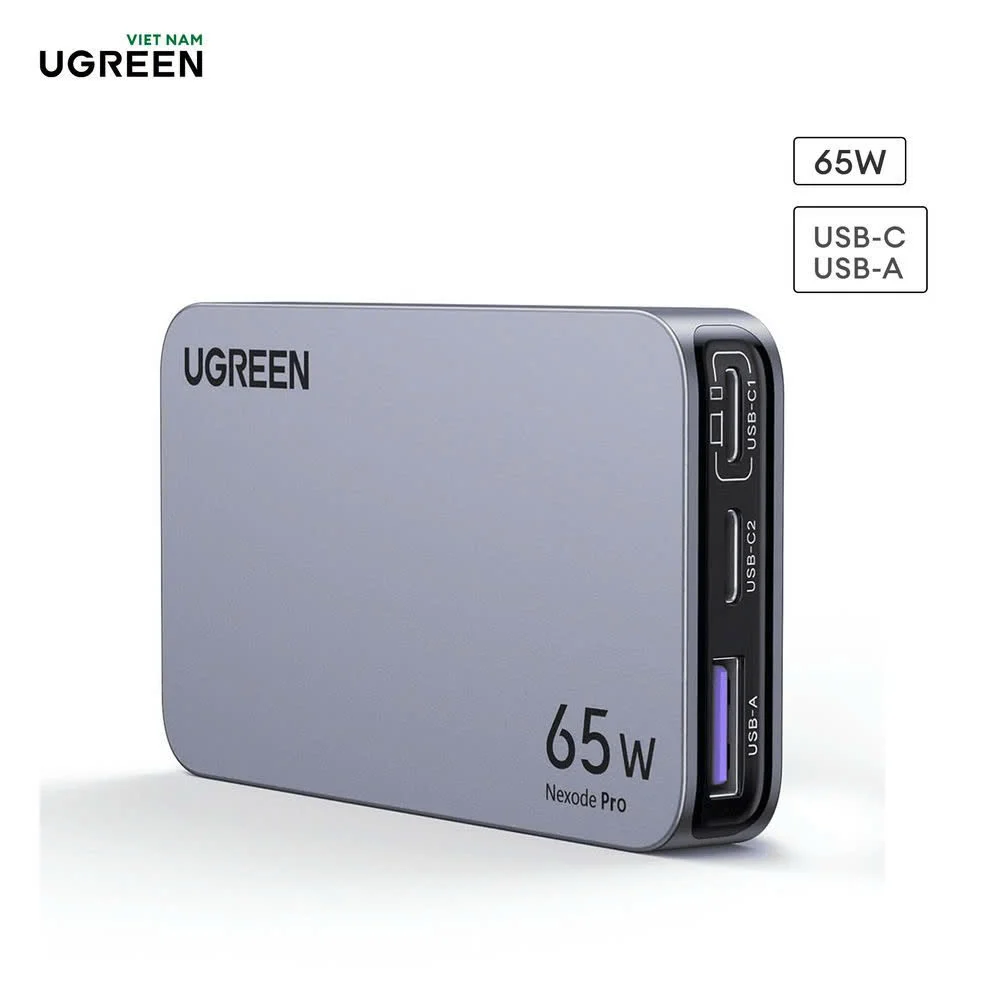 Củ sạc Type C 65W UGREEN Nexode Pro X753 GaN Ultra-Slim