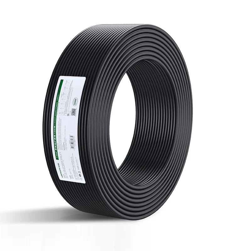 Cuộn cáp âm thanh bằng đồng nguyên chất 2 lõi đường kính lõi 1.55mm màu đen dài 100M màu đen Ugreen (90304) — ảnh 1