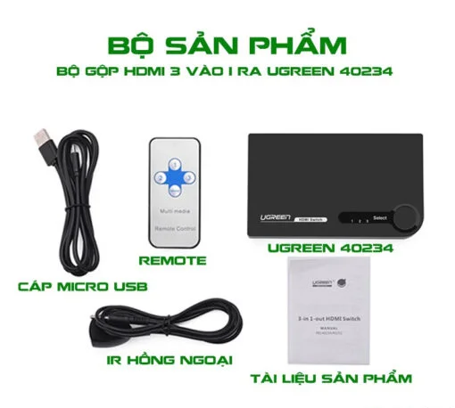 bộ gộp HDMI Ugreen