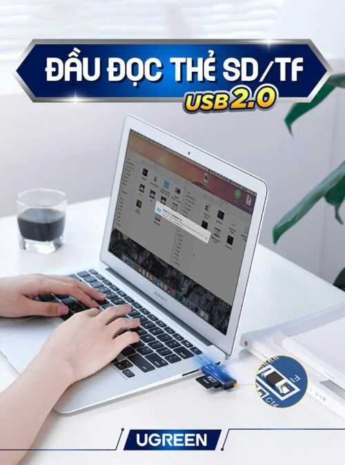 Đầu đọc thẻ TF, SD chân cắm USB 3.0 Ugreen(60722) — ảnh 9