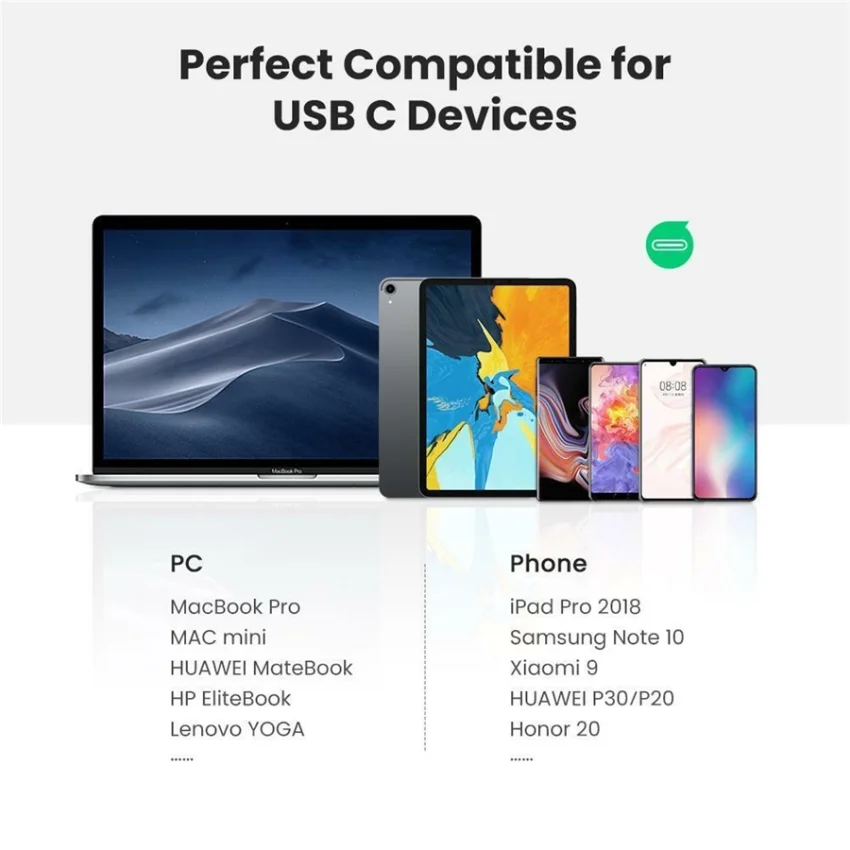 Đầu đọc thẻ TF, SD chân cắm USB C 3.1Ugreen (60724) — ảnh 4