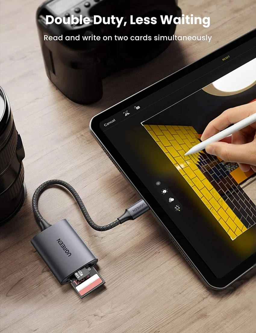 Đầu đọc thẻ TF, SD chân cắm USB- C Ugreen (80888) — ảnh 5