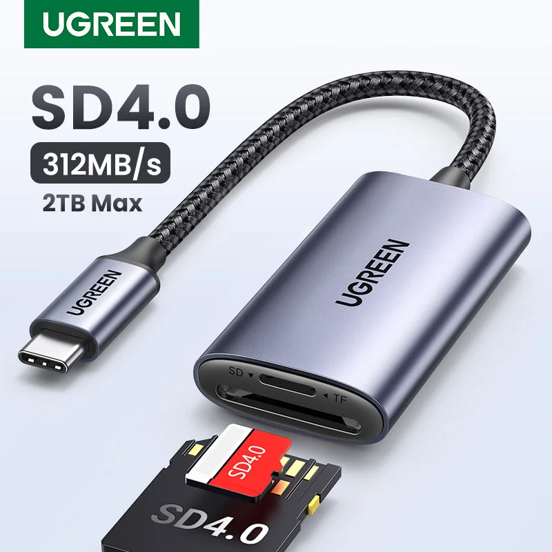 Đầu đọc thẻ TF, SD chân cắm USB- C Ugreen (80888) — ảnh 6