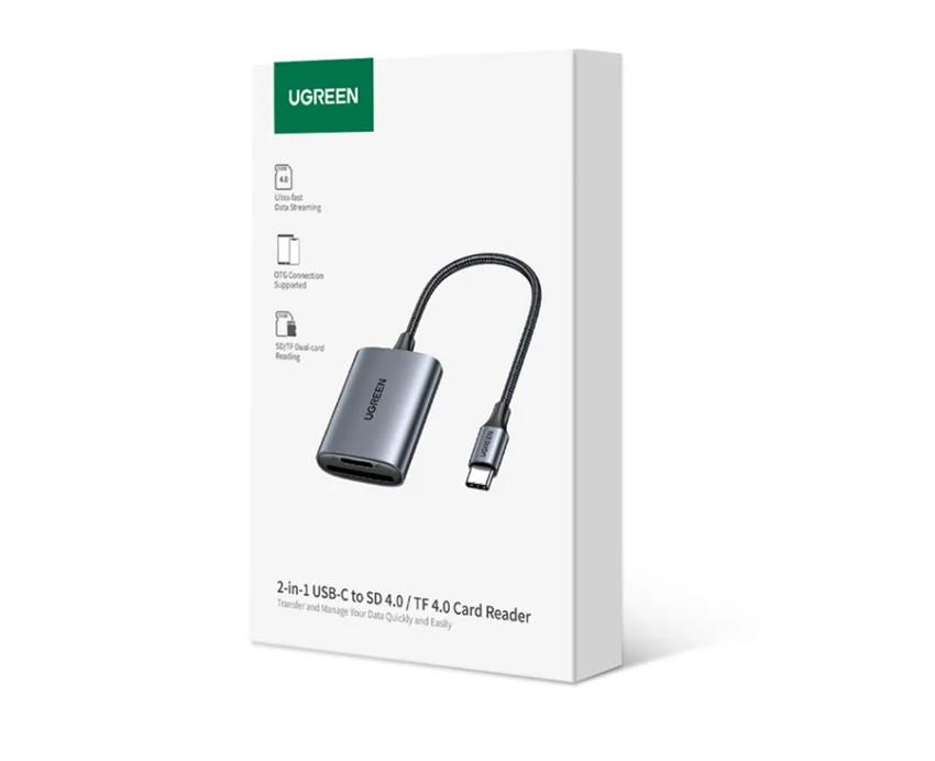 Đầu đọc thẻ TF, SD chân cắm USB- C Ugreen (80888) — ảnh 7