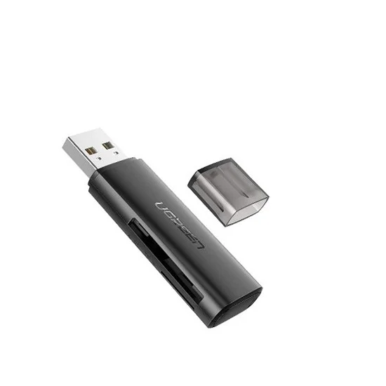 Đầu đọc thẻ USB 2.0 hỗ trợ thẻ TF và DS màu đen Ugreen (60721) — ảnh 2