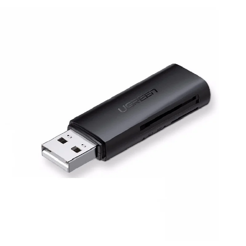 Đầu đọc thẻ USB 2.0 hỗ trợ thẻ TF và DS màu đen Ugreen (60721)