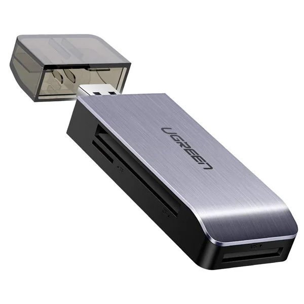 Đầu đọc thẻ USB 3.0 hỗ trợ thẻ TF,SD,CF,MS màu trắng Ugreen (50541) — ảnh 2
