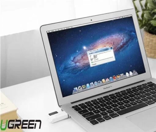 Đầu đọc thẻ USB 3.0 hỗ trợ thẻ TF và DS màu trắng Ugreen (40753)