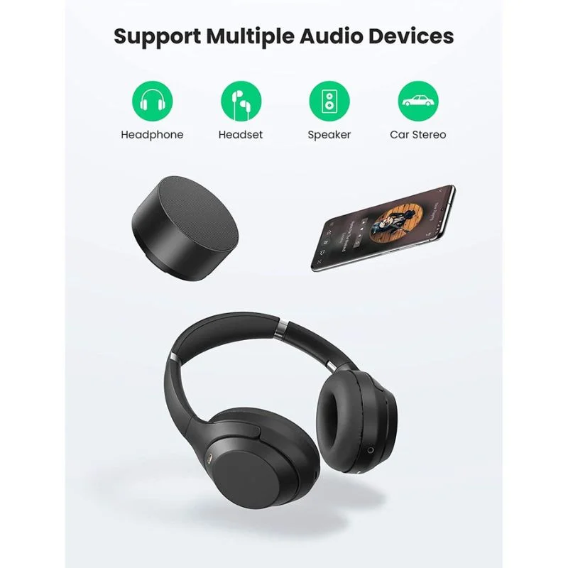 Đầu nối âm thanh USB-c ra 3.5mm màu xám Ugreen (80384) — ảnh 5
