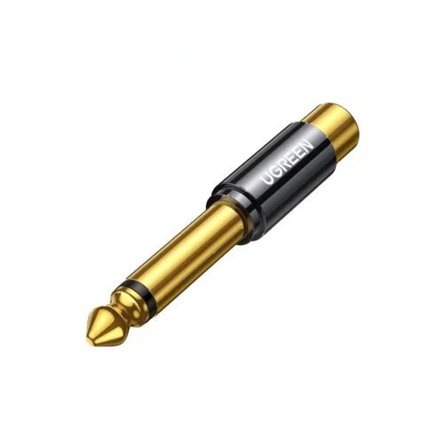 Đầu nối AV 6.35mm sang 2 đầu hoa sen RCA cái Ugreen (80731) — ảnh 1
