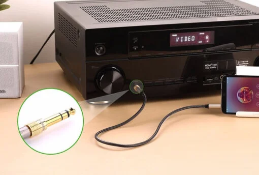 Đầu nối AV 6.5mm sang 3.5mm Ugreen (20503)