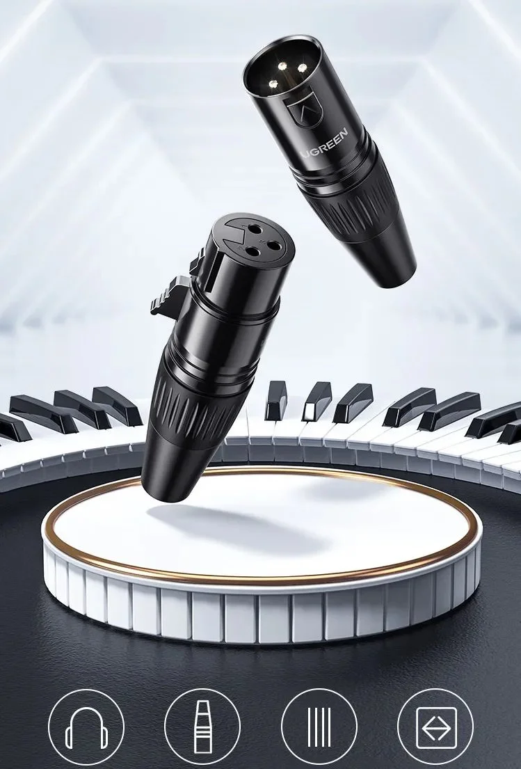 Đầu nối Canon đực 1 chiếc/túi Ugreen (80439)