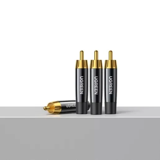 Đầu nối cáp RCA (4 chiếc/túi) Ugreen (60381) — ảnh 4