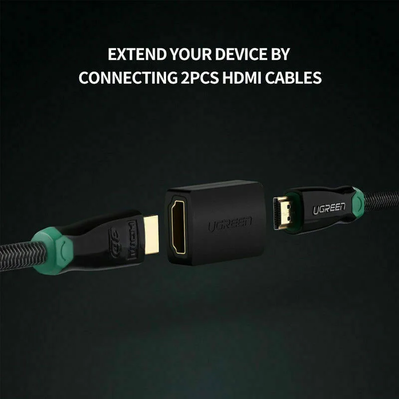 Đầu nối HDMI 2 đầu cái Ugreen (20107)