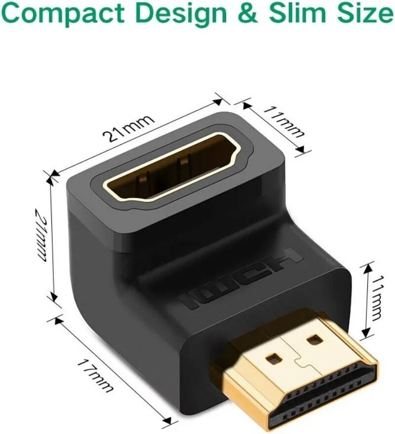 Đầu nối HDMI 90 độ - bẻ xuống Ugreen (20109) — ảnh 2