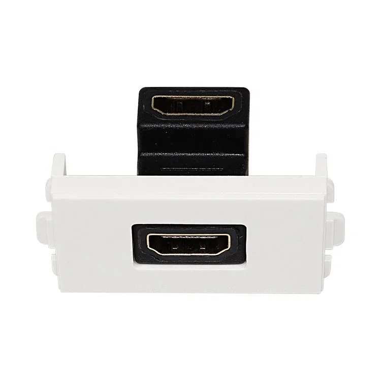 Đầu nối HDMI âm tường bằng nhựa bẻ góc 90 độ, màu đen Ugreen (20318)