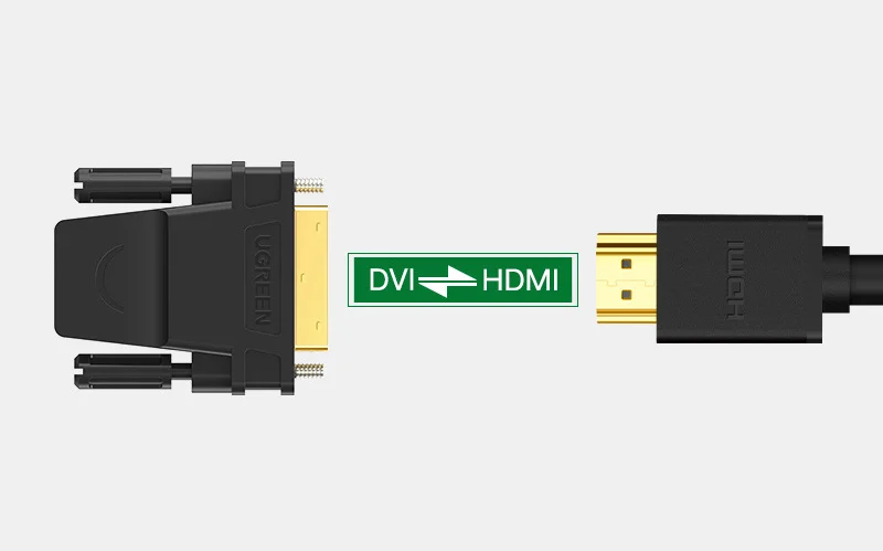 Đầu nối HDMI male sang DVI female Ugreen (20123) — ảnh 2