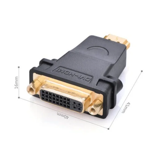 Đầu nối HDMI male sang DVI female Ugreen (20123) — ảnh 4