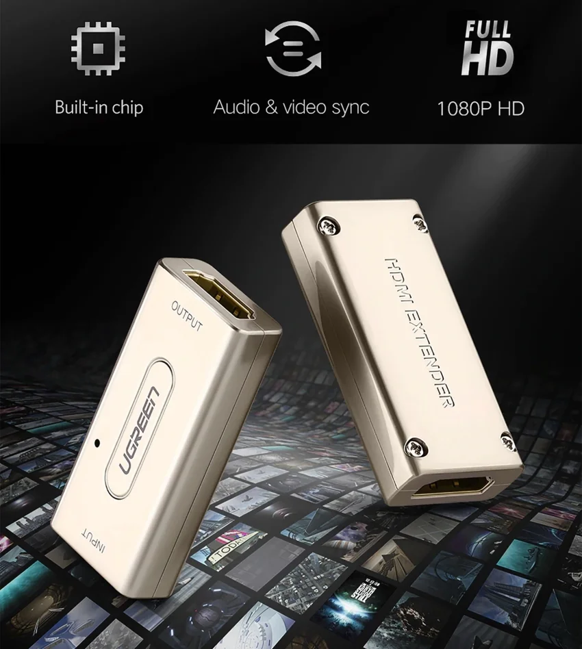 Đầu nối kéo dài HDMI có chipset Ugreen (40265)