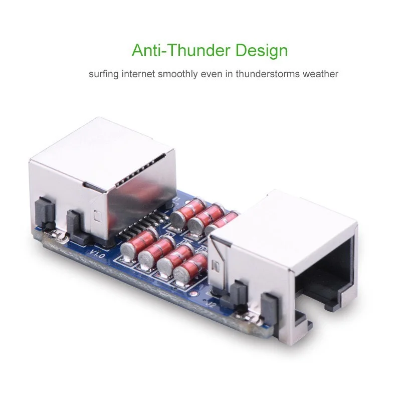 Đầu nối mạng RJ 45 chống sét, màu trắng Ugreen (20391) — ảnh 4
