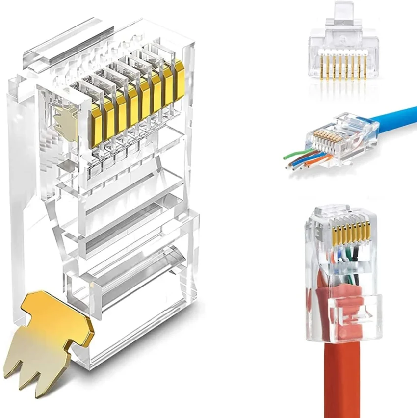 Đầu nối RJ45 cho dây CAT6 Ugreen 10 chiếc/túi) Ugreen (50961) — ảnh 5