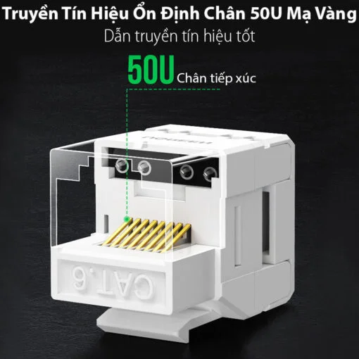 Đầu nối RJ45 cho dây mạng CAT6 ugreen (30844)