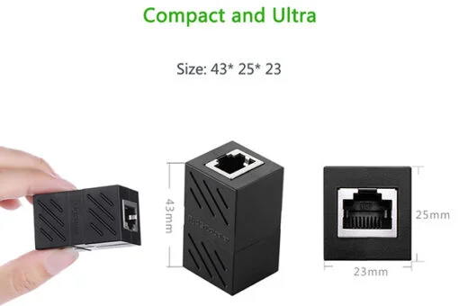 Đầu nối RJ45 cho dây mạng màu đen Ugreen (20390) — ảnh 6
