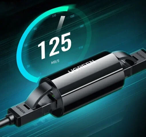 Đầu nối RJ45 chống sét màu đen Ugreen (30837) — ảnh 4
