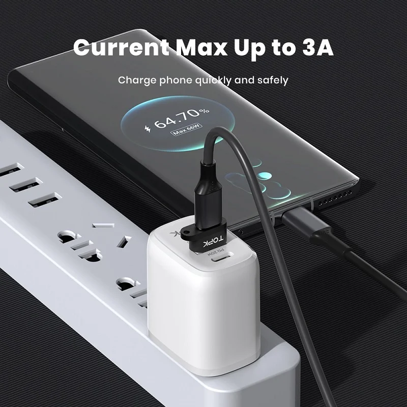 Đầu nối USB 2.0 sang Type-C màu xám Ugreen (50568) — ảnh 2