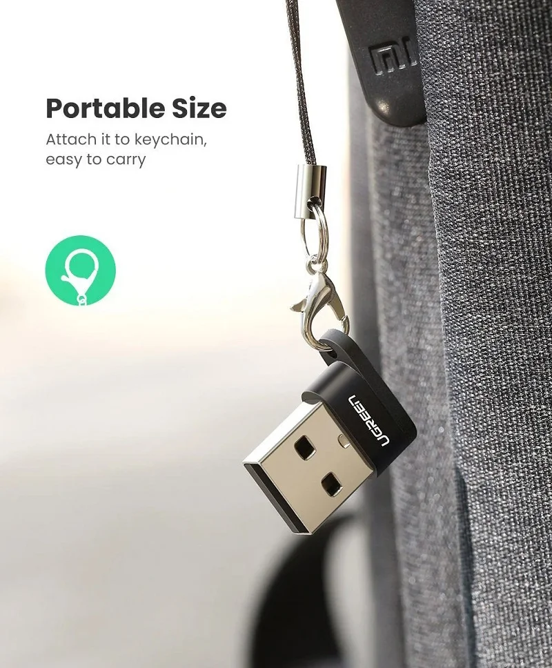 Đầu nối USB 2.0 sang Type-C màu xám Ugreen (50568) — ảnh 5