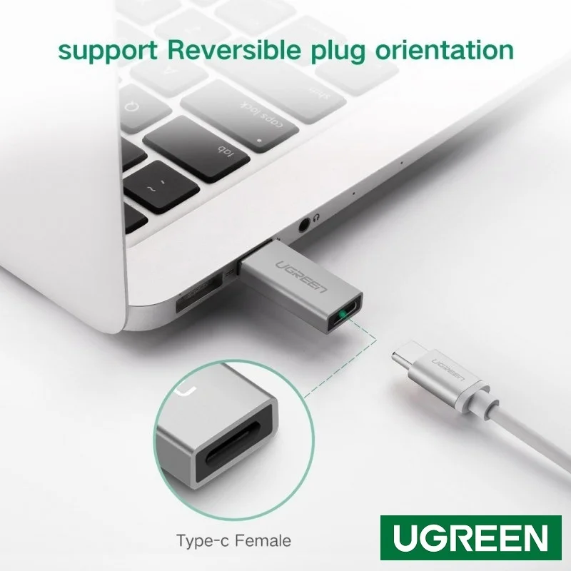 Đầu nối USB 3.0 male sang female, màu xám Ugreen (30705) — ảnh 4