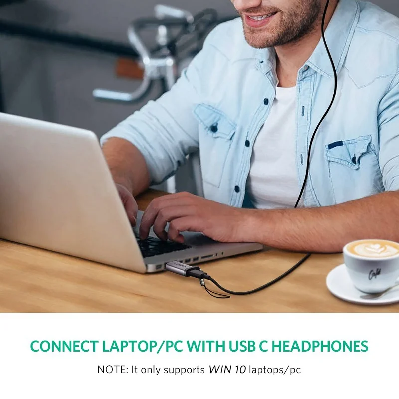 Đầu nối USB 3.0 sang USB type C màu xám Ugreen (50533) — ảnh 4