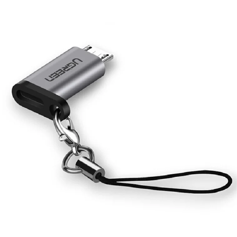 Đầu nối USB Type-C sang micro USB màu xám Ugreen (50590) — ảnh 2