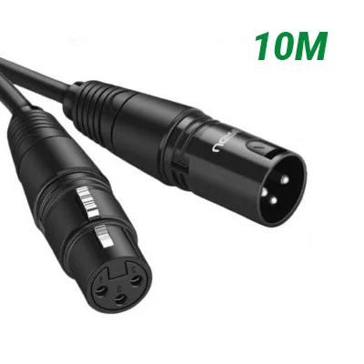 Dây Audio nối dài MIC XLR Ugreen (Canon) 6mm, màu đen, dài 10M Ugreen 20714 AV130