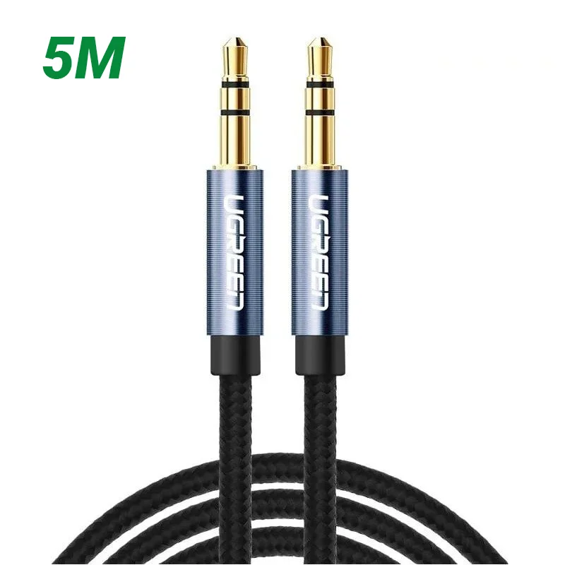Dây AV 3.5mm màu xanh dương dài 5M Ugreen (10689)