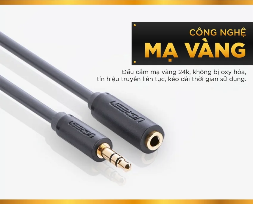 Dây AV 3.5mm nối dài 0.5M Ugreen 10781 — ảnh 5